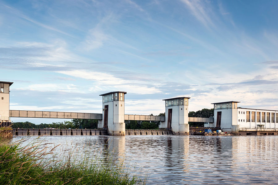 The Petershagen hydropower plant
